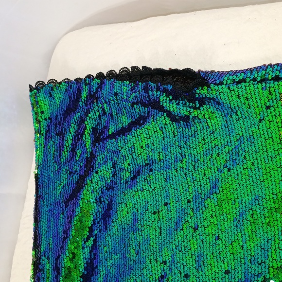 XPLUS, Emerald Sequin Blazer - Picture 3 of 8